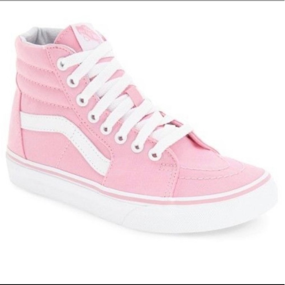 pink high top vans BRAND NEW!! NEVER worn!!